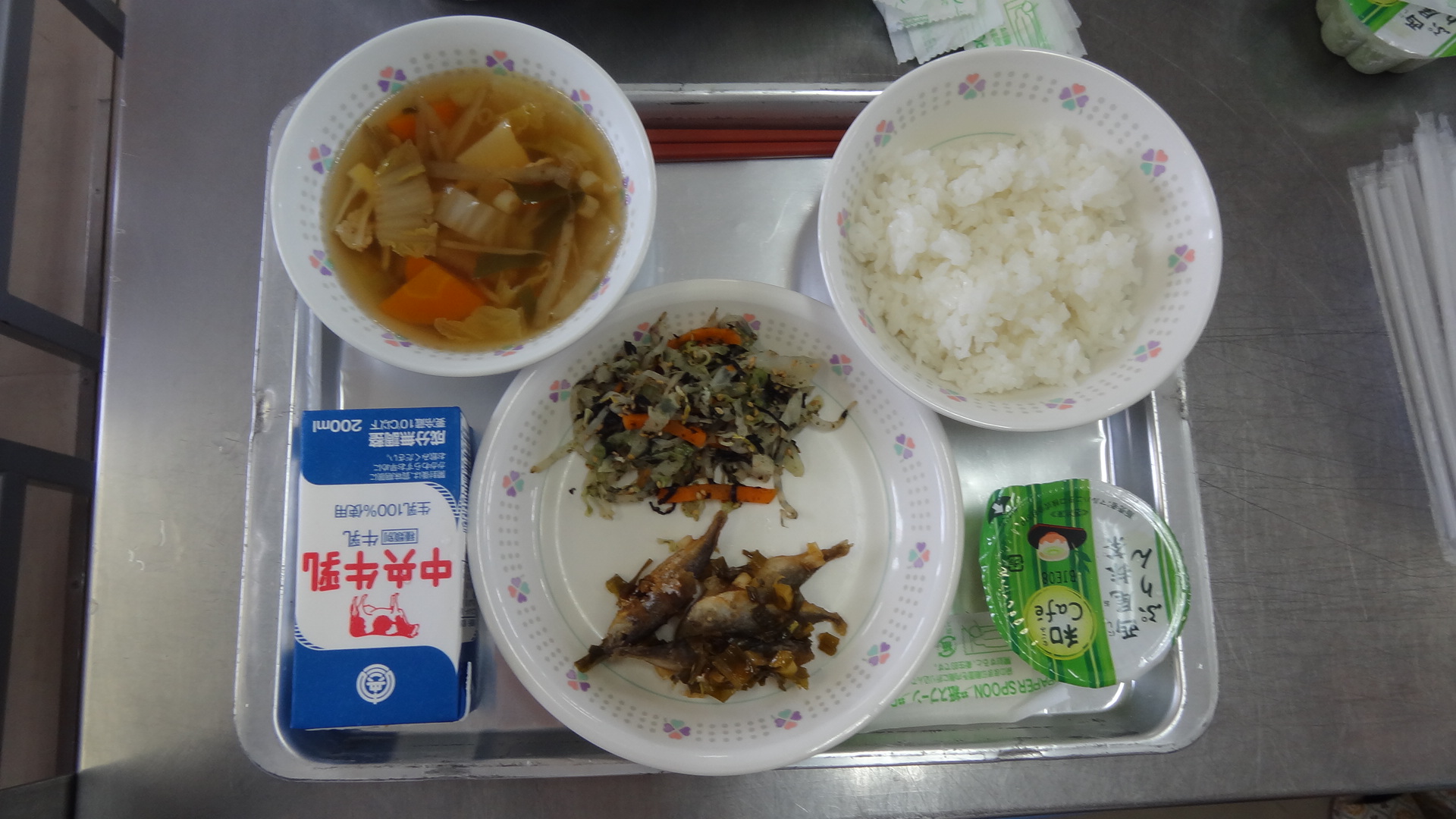 給食試食会・食育講話