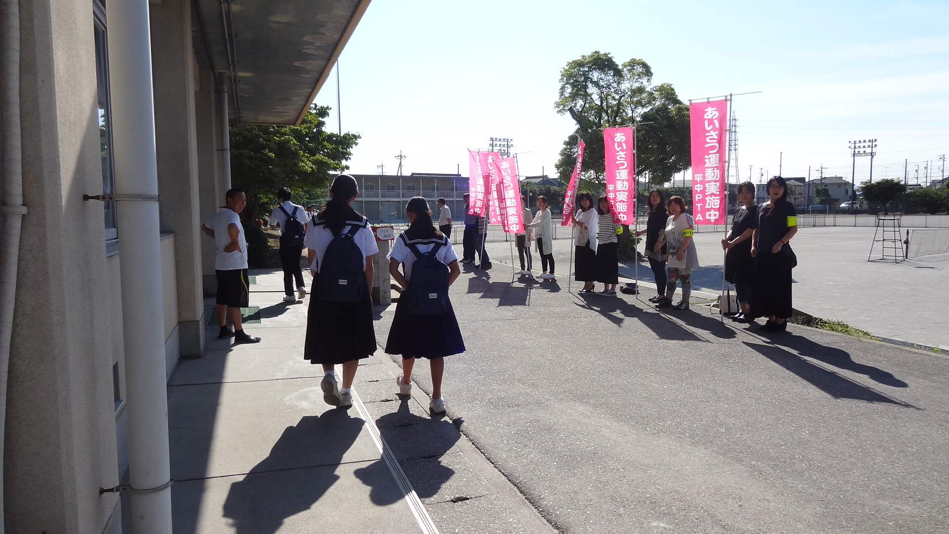 あいさつ運動@