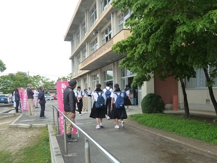 あいさつ運動@