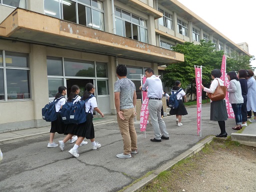 あいさつ運動@