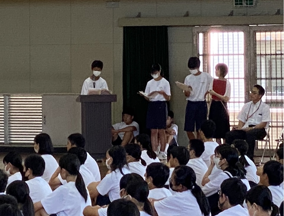 令和5年度 2年生保健集会